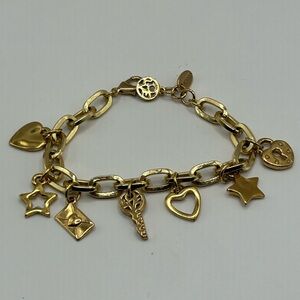 Gold Charm Bracelet